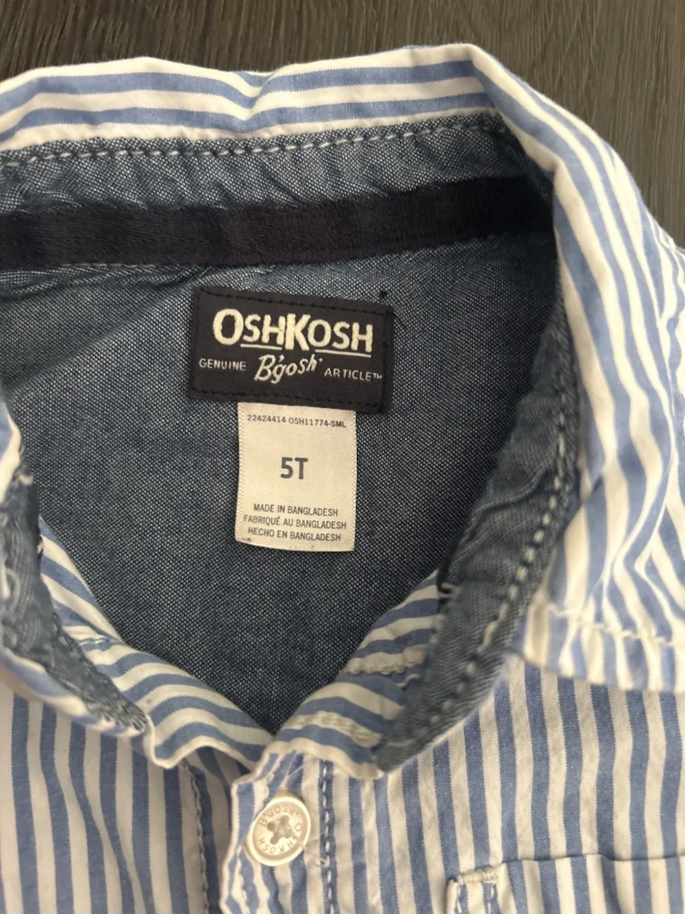 Oshkosh Bgosh Button Up